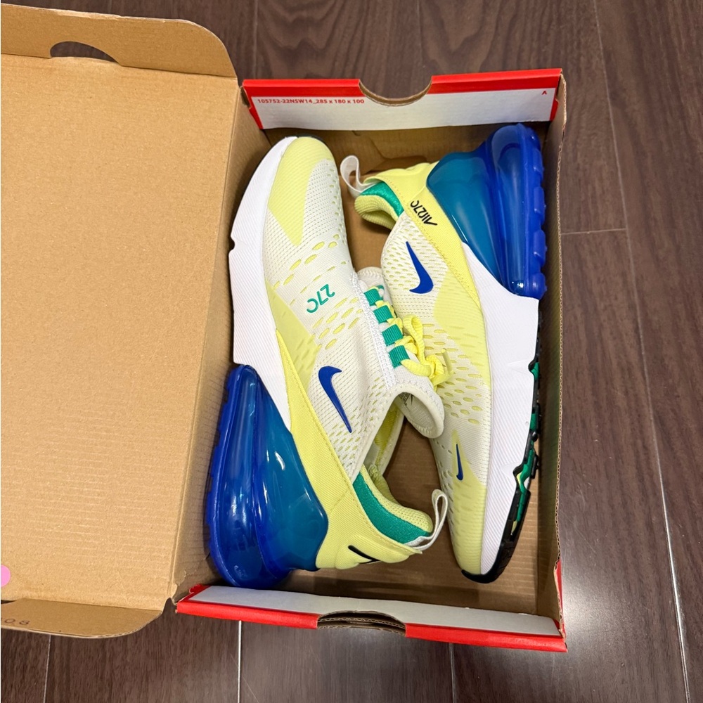 Nike Kids Sneakers in Yellow and Blue